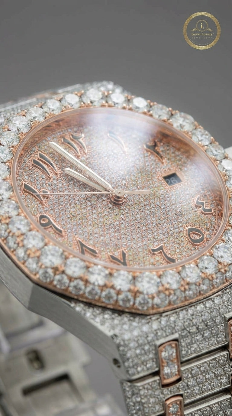 KDW Ladies Elegant Stainless Steel Watch | Beaded Design