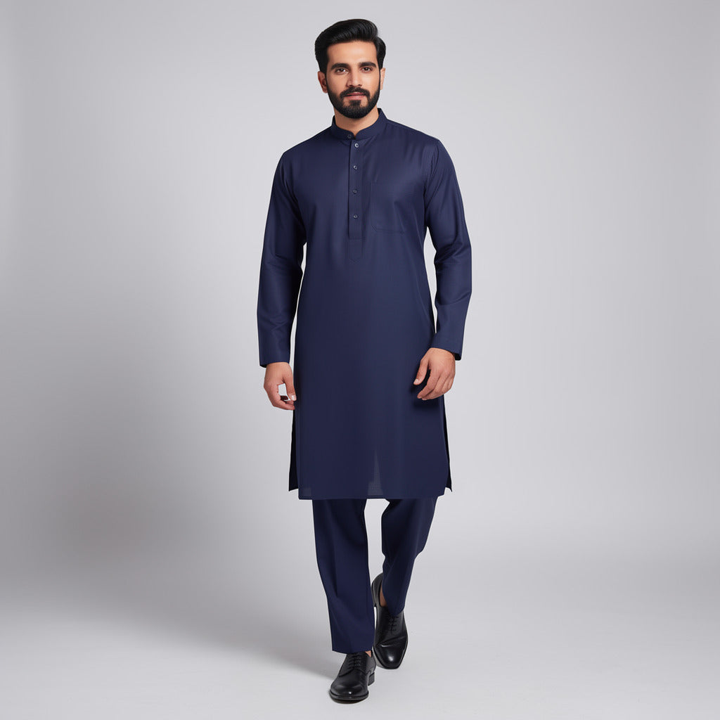 Cozy Premium Winter Unstitched Suit | Customizable Style