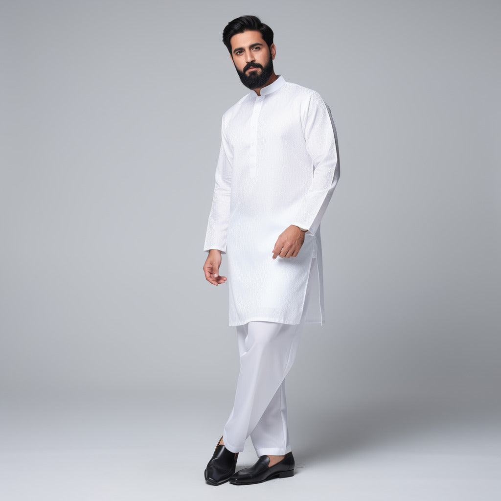 Cozy Premium Winter Unstitched Suit | Customizable Style